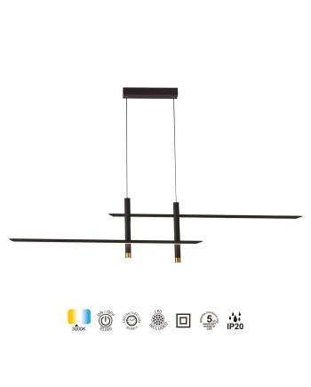 ESPARTA * LÁMPARA LED 50W - 3000K - NEGRO